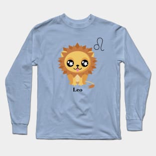 Cute Leo Zodiac Long Sleeve T-Shirt